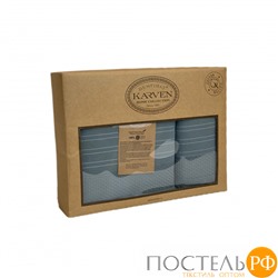 Набор полотенец Карвен " ORENDO" махра 50*90/70*140 HS 1721 yesil/хаки