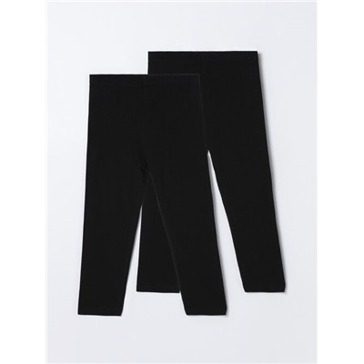 PACK OF 2 PAIRS OF SHORT LEGGINGS