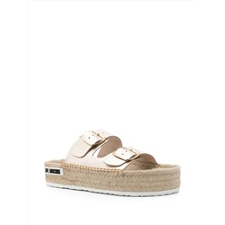 Love Moschino double-strap espadrilles