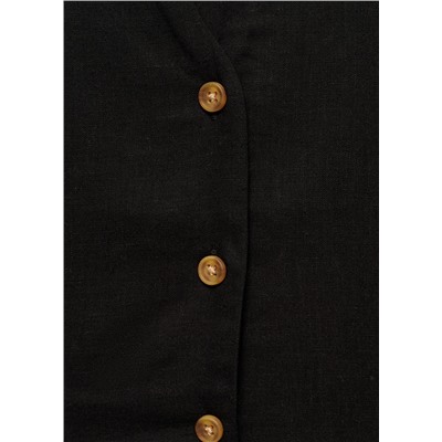 Vestido evasé botones