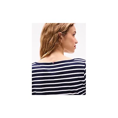 Stripe Boatneck T-Shirt