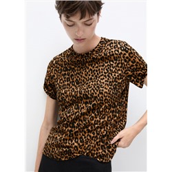 Camiseta algodón animal print
