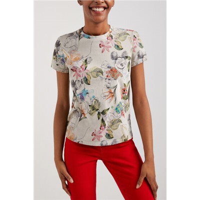 Camiseta tropical Mickey Mouse