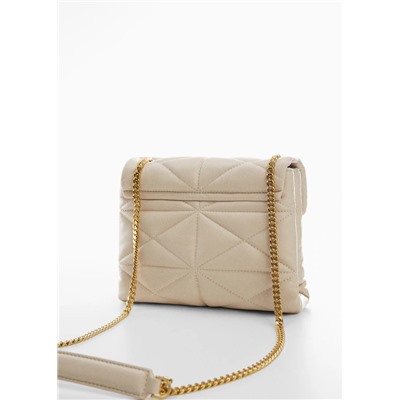 Bolso acolchado solapa