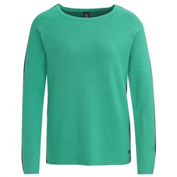 Damen Strickpullover mit Galonstreifen