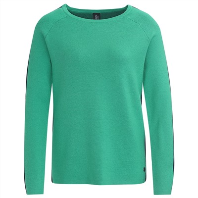 Damen Strickpullover mit Galonstreifen