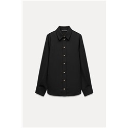 FLOWING SHIRT WITH GOLD-TONE BUTTONS