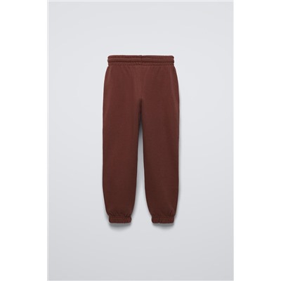 TROUSERS WITH EMBROIDERED SLOGAN