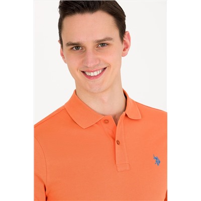 Erkek Kiremit Basic Polo Yaka Tişört