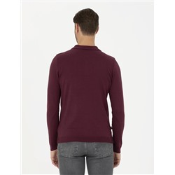 Bordo Slim Fit Basic Kazak