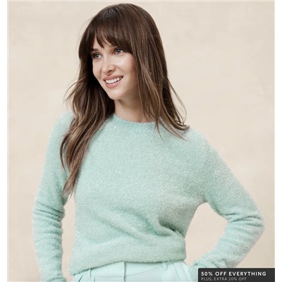 TINSEL PULLOVER SWEATER