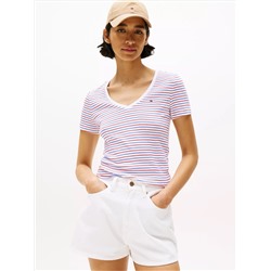 Stripe V-Neck Favorite T-Shirt
