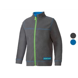 crivit Jungen Fleecejacke, mit Stehkragen