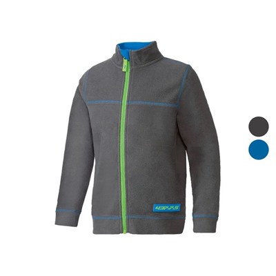 crivit Jungen Fleecejacke, mit Stehkragen