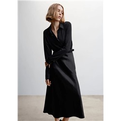 Falda larga satinada -  Mujer | MANGO OUTLET Melilla