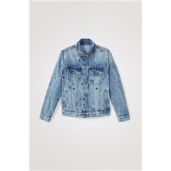 Chaqueta vaquera slim mandalas
