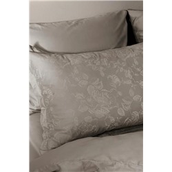 Avril King Size Baskılı - 300TC Saten Nevresim Takımı - Taş