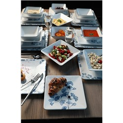 Keramika Blue Lotus Yemek Takımı 24 Parça 6 Kişilik TY032124F004A73DM00MAOV101
