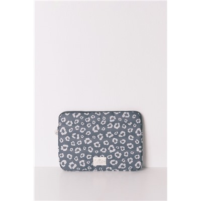 Funda portátil acolchada estampado animal