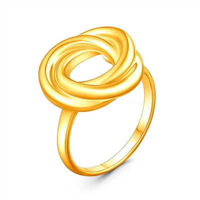 Серьги из золочёного серебра С50147зл