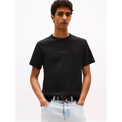 Tommy Jeans Waffle Knit Logo T-Shirt