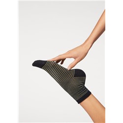 Kurze Socken mit Glitzer