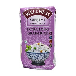 WELLNESS Extra long grain rice Basmati Рис Басмати 1 кг