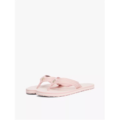 Strappy Logo Stripe Flip-Flop