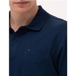 Lacivert Regular Fit Polo Yaka Merserize Tişört