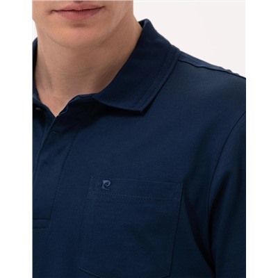 Lacivert Regular Fit Polo Yaka Merserize Tişört