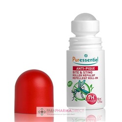 Puressentiel Anti-Pique Roller Répulsif Visage & Corps BIO 50 ml