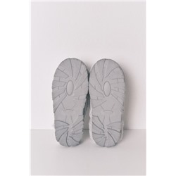 Zapatillas casa punto tricot gris
