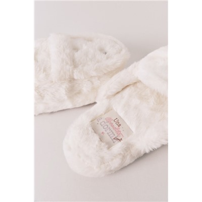 Zapatillas casa La Vecina Rubia mocasín pelo