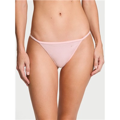 Stretch Cotton V-String Panty