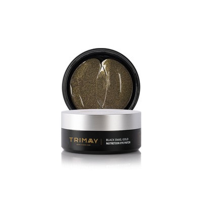 Black Snail Gold Nutrition Eye Patch, Питательные патчи для век с муцином черной улитки и коллоидным золотом