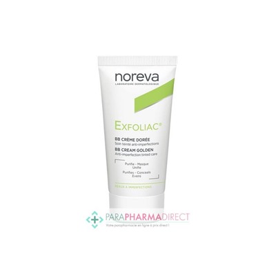 Noreva Exfoliac BB Crème Dorée Peaux à Imperfections 30ml