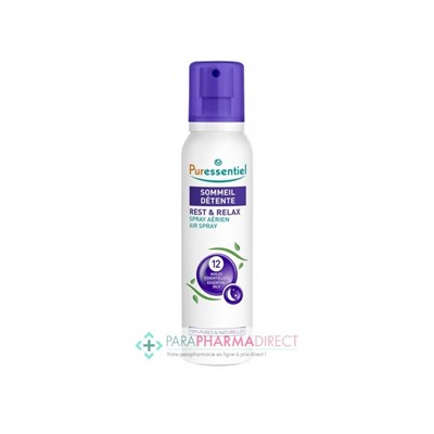 Puressentiel Sommeil Détente Spray Aérien aux 12 Huiles Essentielles 200 ml