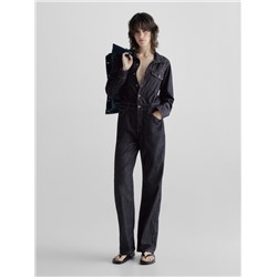 Mono denim recto rinse wash pespuntes