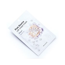 Осветляющая тканевая маска для лица с жемчугом от MISSHA 21 гр / MISSHA PURE SOURCE SHEET MASK - PEARL 21gr