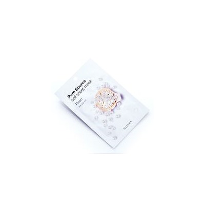 Осветляющая тканевая маска для лица с жемчугом от MISSHA 21 гр / MISSHA PURE SOURCE SHEET MASK - PEARL 21gr