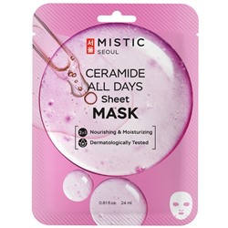 MISTIC CERAMIDE ALL DAYS Sheet mask Тканевая маска для лица с керамидами 24мл