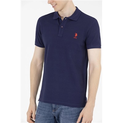 Erkek Lacivert Basic Polo Yaka Tişört