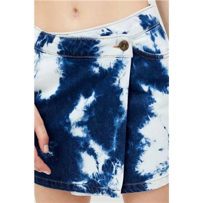 Minifalda Azul y blanco