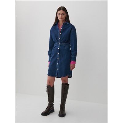 Jeanshemdkleid