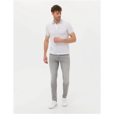 Ekru Slim Fit Polo Yaka Tişört