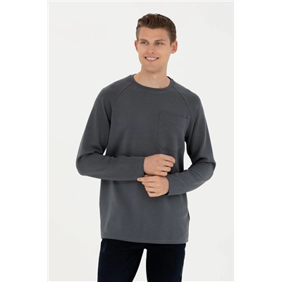 Erkek Antrasit Sweatshirt