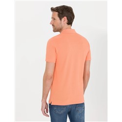Pembe Slim Fit Polo Yaka Basic Tişört