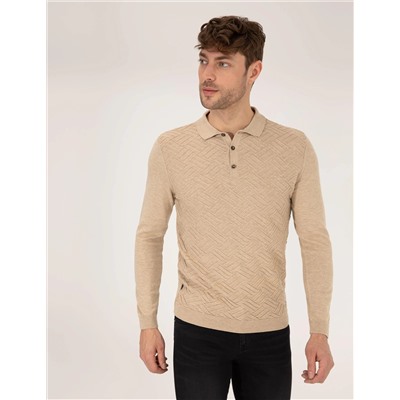 Kum Melanj Slim Fit Kazak