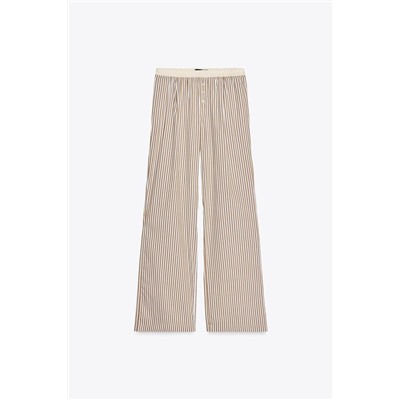 PANTALÓN PIJAMERO RAYAS CONTRASTE