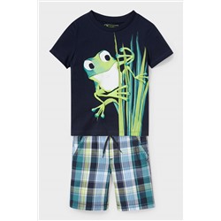 Set - Kurzarmshirt und Shorts - Bio-Baumwolle